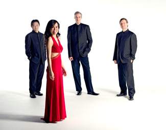 borealis string quartet plays for the Lake County Concert Association